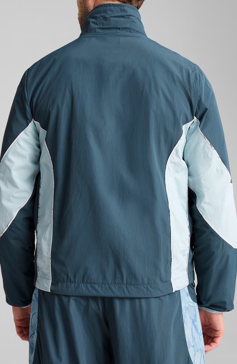 PUMA x KidSuper MCFC Reversible Nylon Jacket, Alternate, color, Gray Skies/ Team Light Blue