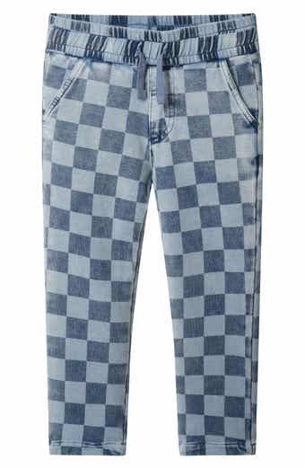 Kids' Checkerboard Knit Joggers
