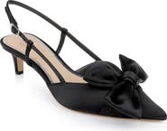 Jewel Badgley Mischka Shoshana Pointed Toe Slingback Pump