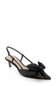 Jewel Badgley Mischka Shoshana Pointed Toe Slingback Pump