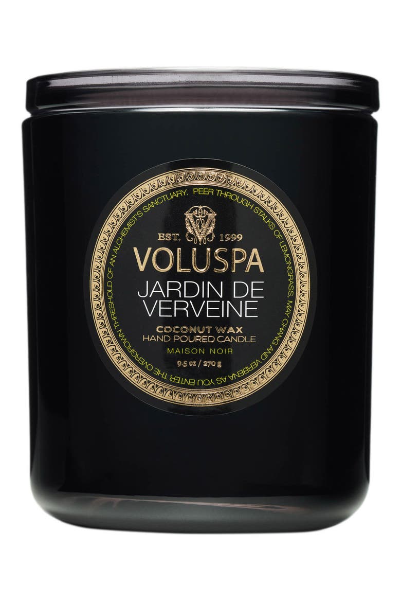 Jardin de Verveine Boxed Classic Candle, Alternate, color, BLACK TONES