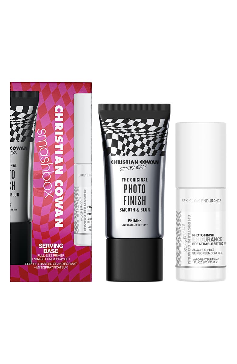 Smashbox Serving Base Primer & Setting Spray Set $61 Value, Main, color, 