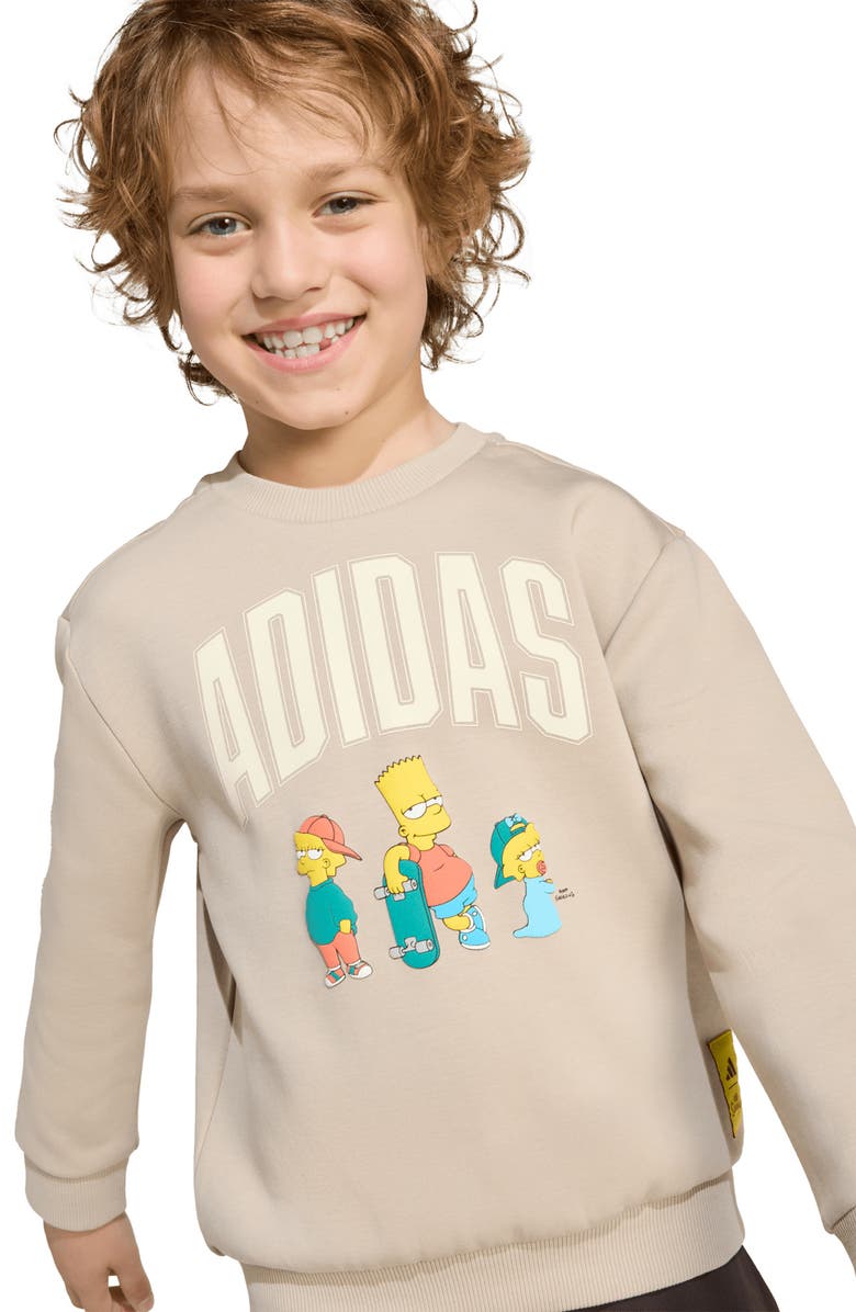 adidas Kids' x The Simpsons Cargo Joggers, Alternate, color, Wonder Beige