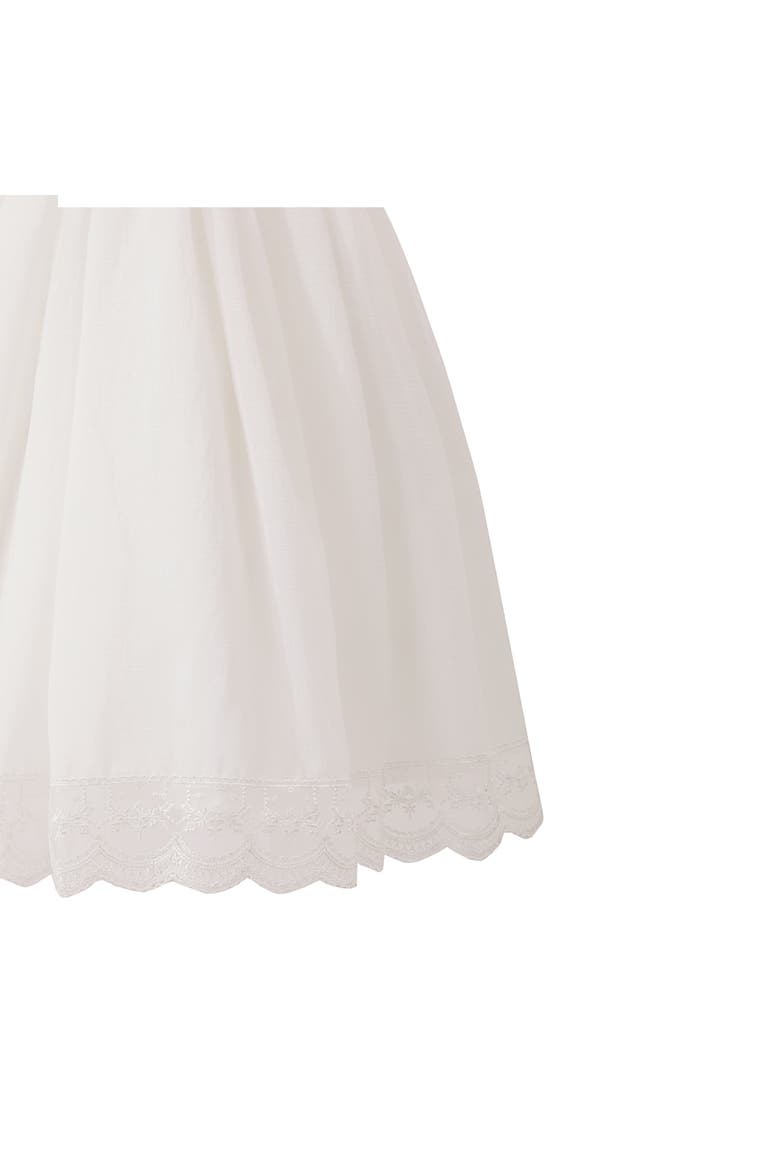 Montessa Formal Dress with Lace Trim, Alternate, color, White