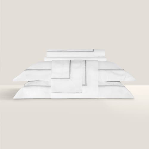 Togas Plaza Duvet Cover In White