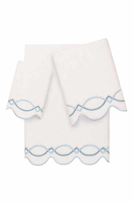 Diamond Chain Scallop 3-Piece Towel Set