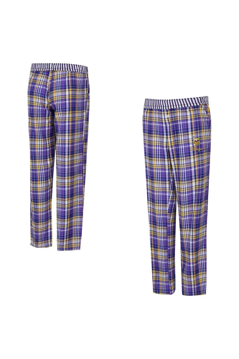 Women's Concepts Sport  Purple Minnesota Vikings Laney Plaid Tri-Blend Pants, Alternate, color, Purple