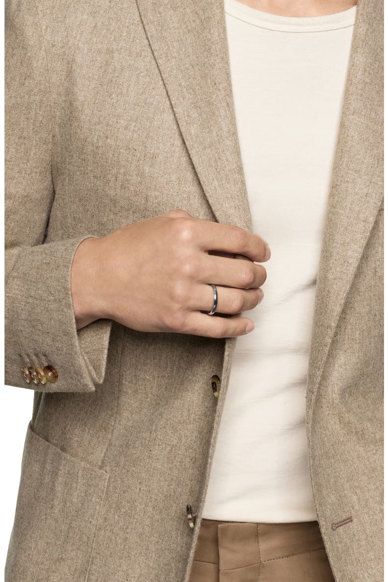 Classic Band in 18K Gold, Alternate, color, WHITE GOLD