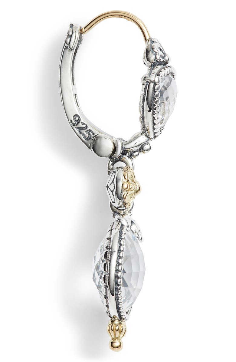 Konstantino Pythia Double Drop Crystal Earrings, Alternate, color, 