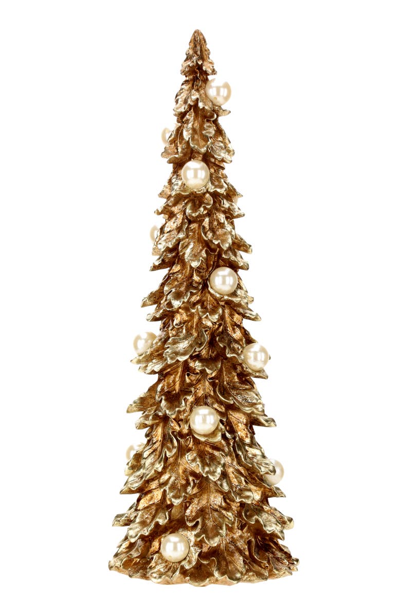 Mark Roberts Gilded Pearl Tree, Small, Main, color, Gold