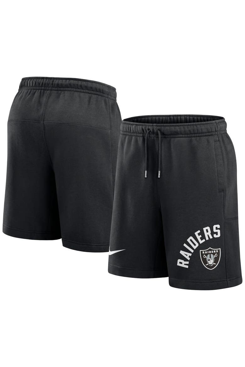 Men's Nike Black Las Vegas Raiders Arched Kicker Shorts, Main, color, Black