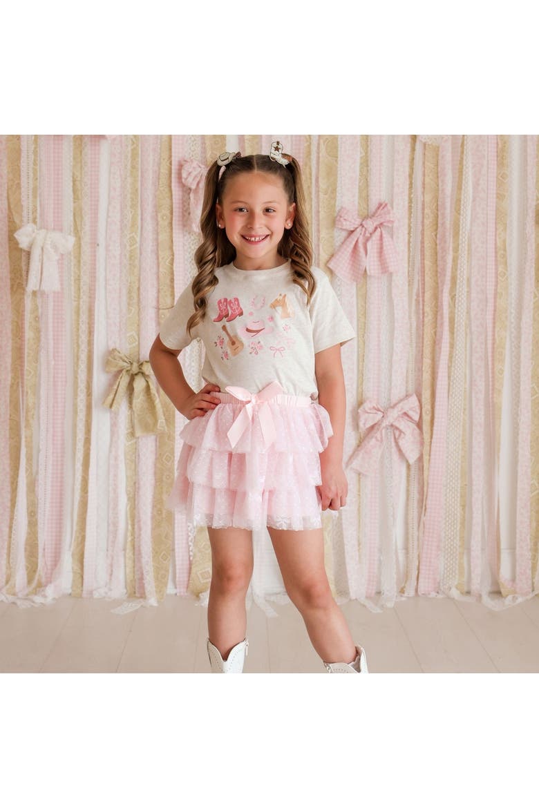 Western Girl Short Sleeve T-Shirt, Alternate, color, Natural Heather
