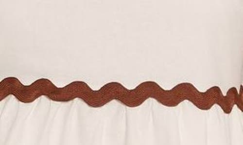 Petal And Pup Petal & Pup Mollymook Rickrack Trim Cotton Wide Leg Pants In White