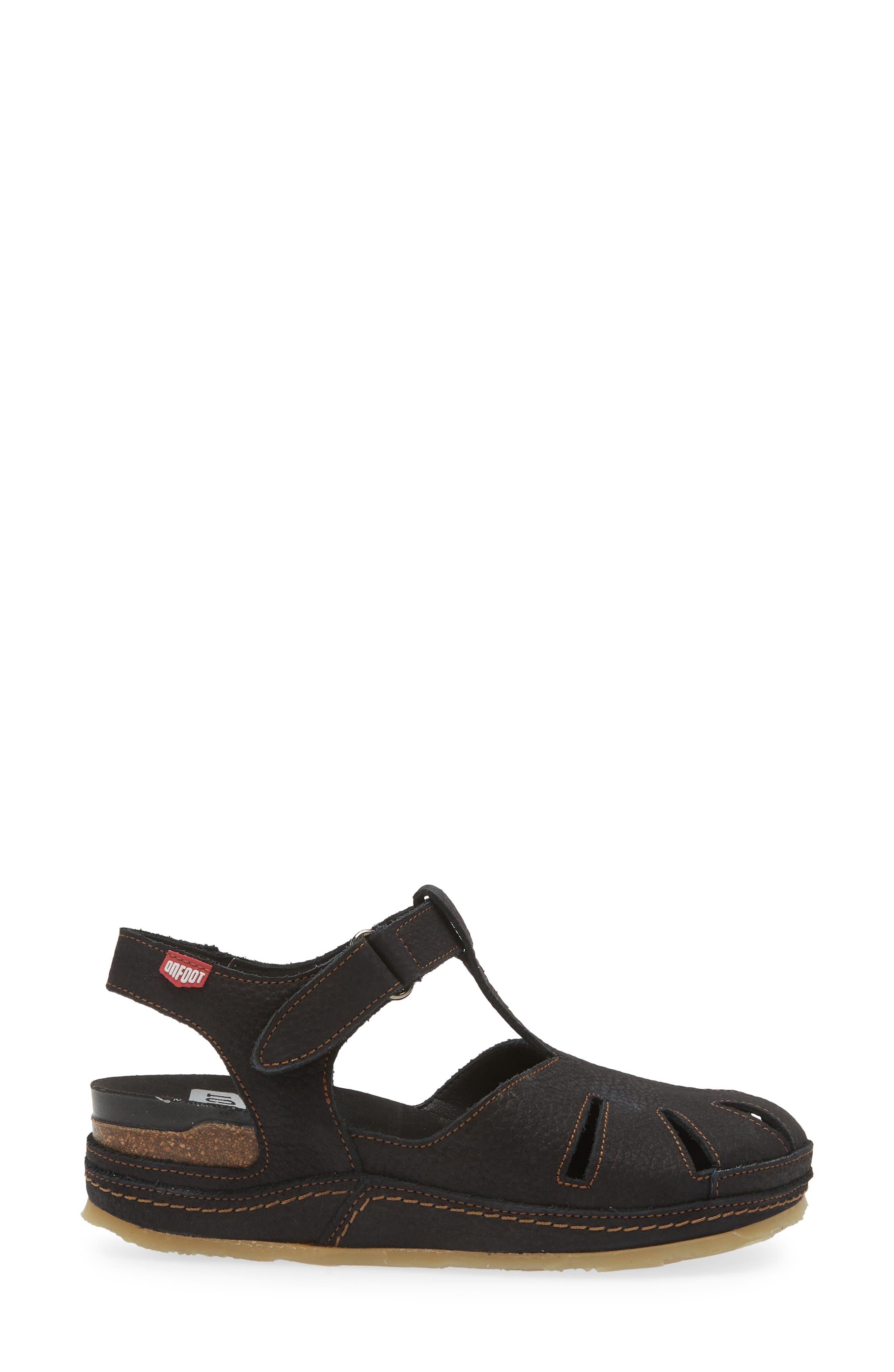 On Foot 241 Detroit Sandal, Alternate, color, Black