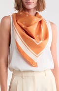Givenchy Logo Silk Square Scarf