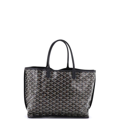 Anjou Reversible Tote Coated Canvas PM