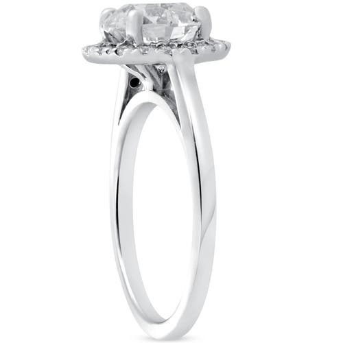 Bliss Diamond 1.75 Ct Round Diamond Halo Engagement Ring 14k Gold Lab Grown