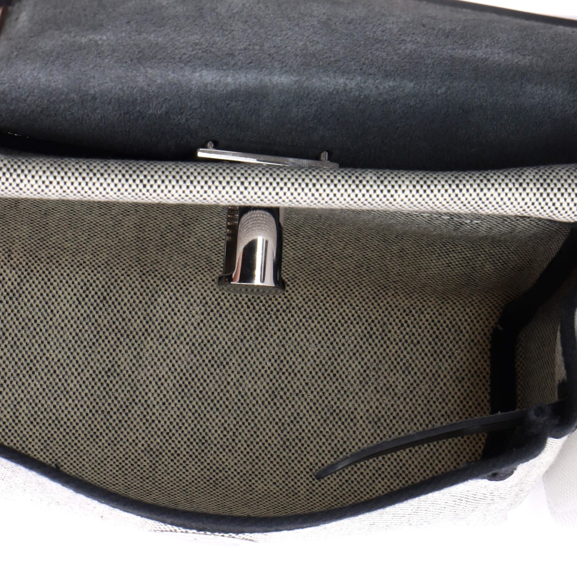 Herbag Zip Toile and Leather 20, Alternate, color, Noir