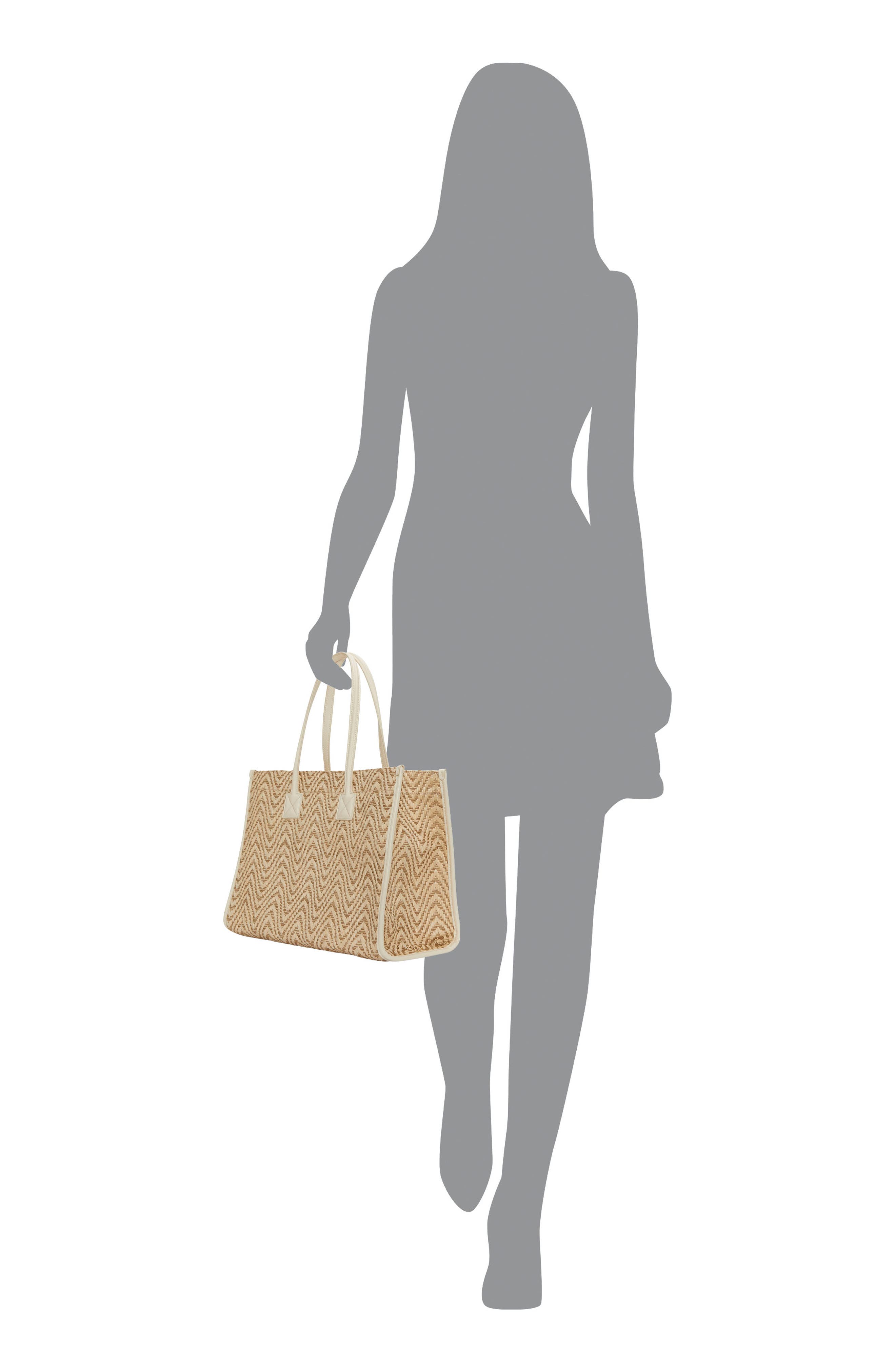 Vince Camuto Saly Straw Tote, Alternate, color, 