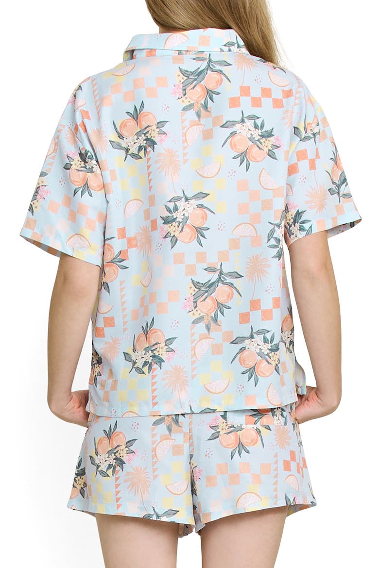 Brunch Date Short Pajamas, Alternate, color, CITRUS CHECK