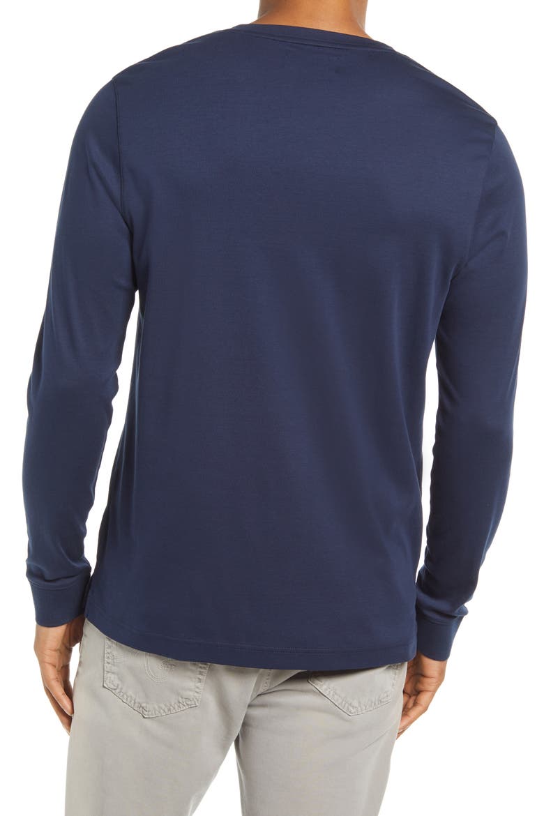 Long Sleeve Henley, Alternate, color, NAVY BLAZER