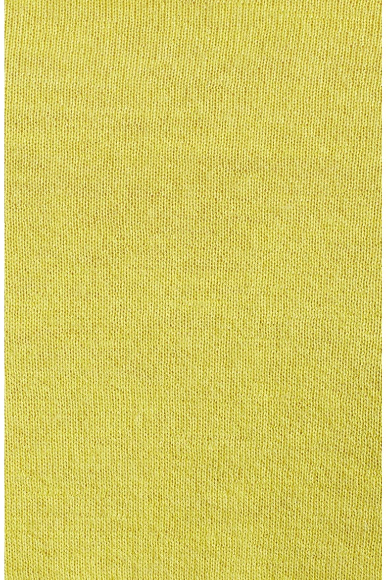 Deep V-Neck Cashmere Sweater, Alternate, color, YELLOW AURORA