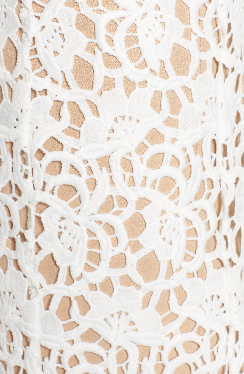 J.O.A. Deep V-Neck Lace Dress, Alternate, color,