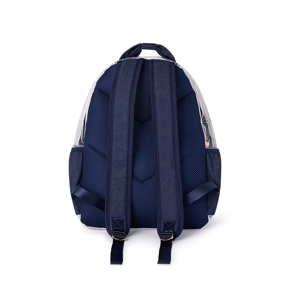 Denim and Gems Clear Backpack by Packed Party | 17" Cute Backpack for Girls, Alternate, color, Multicolor