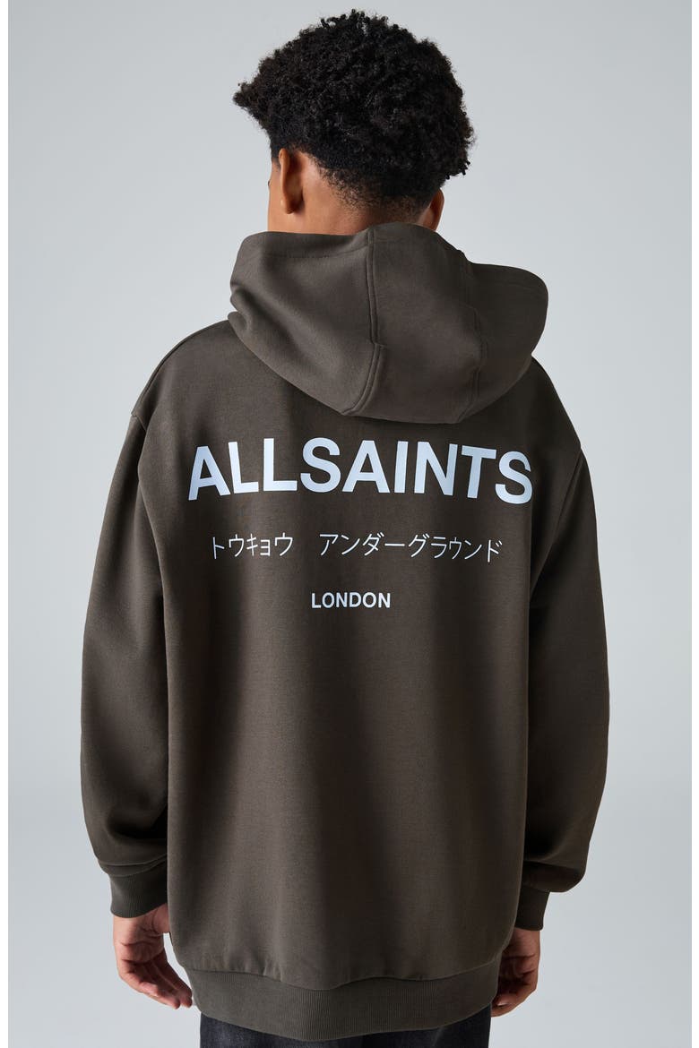 Kids' Underground Hoodie, Alternate, color, BROWN