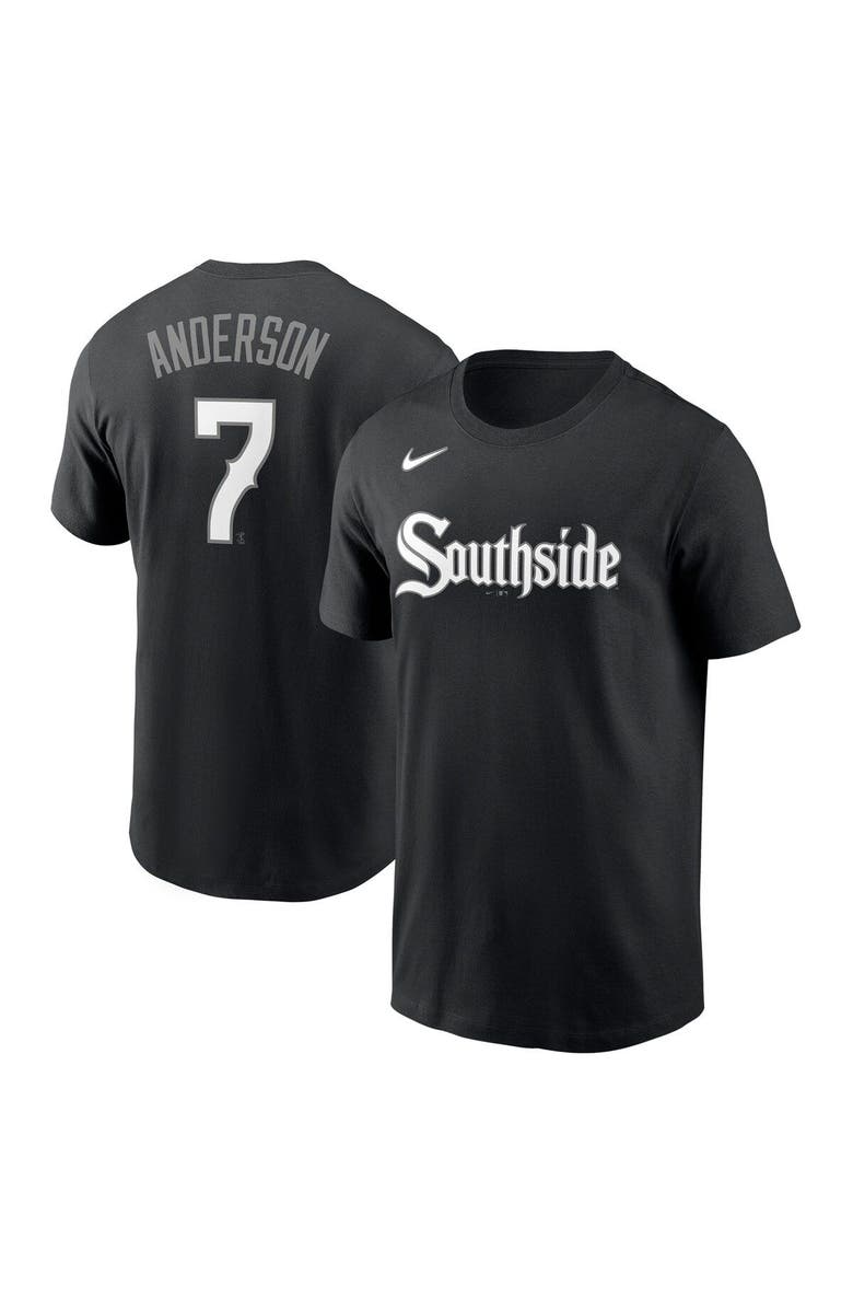 Nike Men's Nike Tim Anderson Black Chicago White Sox City Connect Name & Number T-Shirt, Alternate, color, 