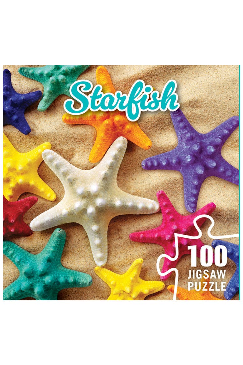Starfish 100 Piece Jigsaw Puzzle, Alternate, color, Multicolor