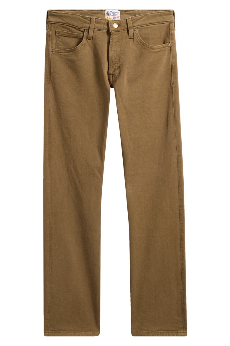 Slim Straight Stretch Twill 5-Pocket Pants, Alternate, color, OLIVE