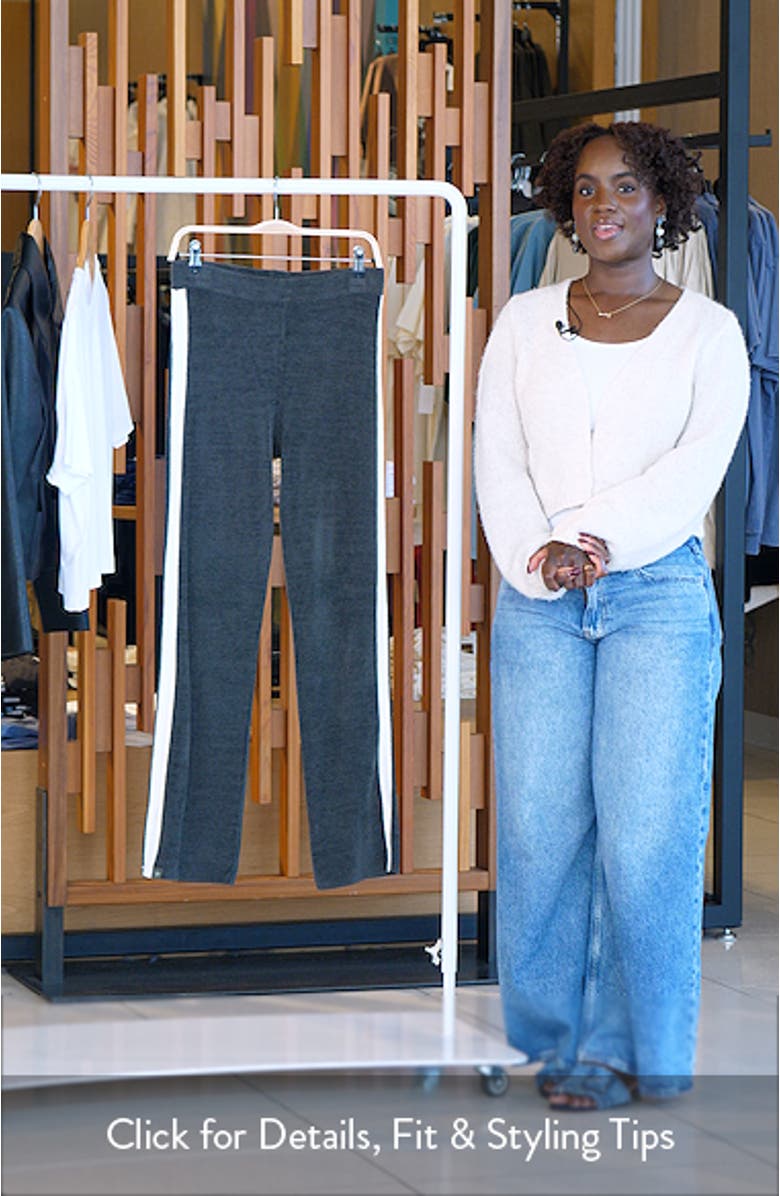 CozyChic<sup>®</sup> Ultra Lite<sup>®</sup> Side Stripe Slim Straight Leg Pants, sales video thumbnail