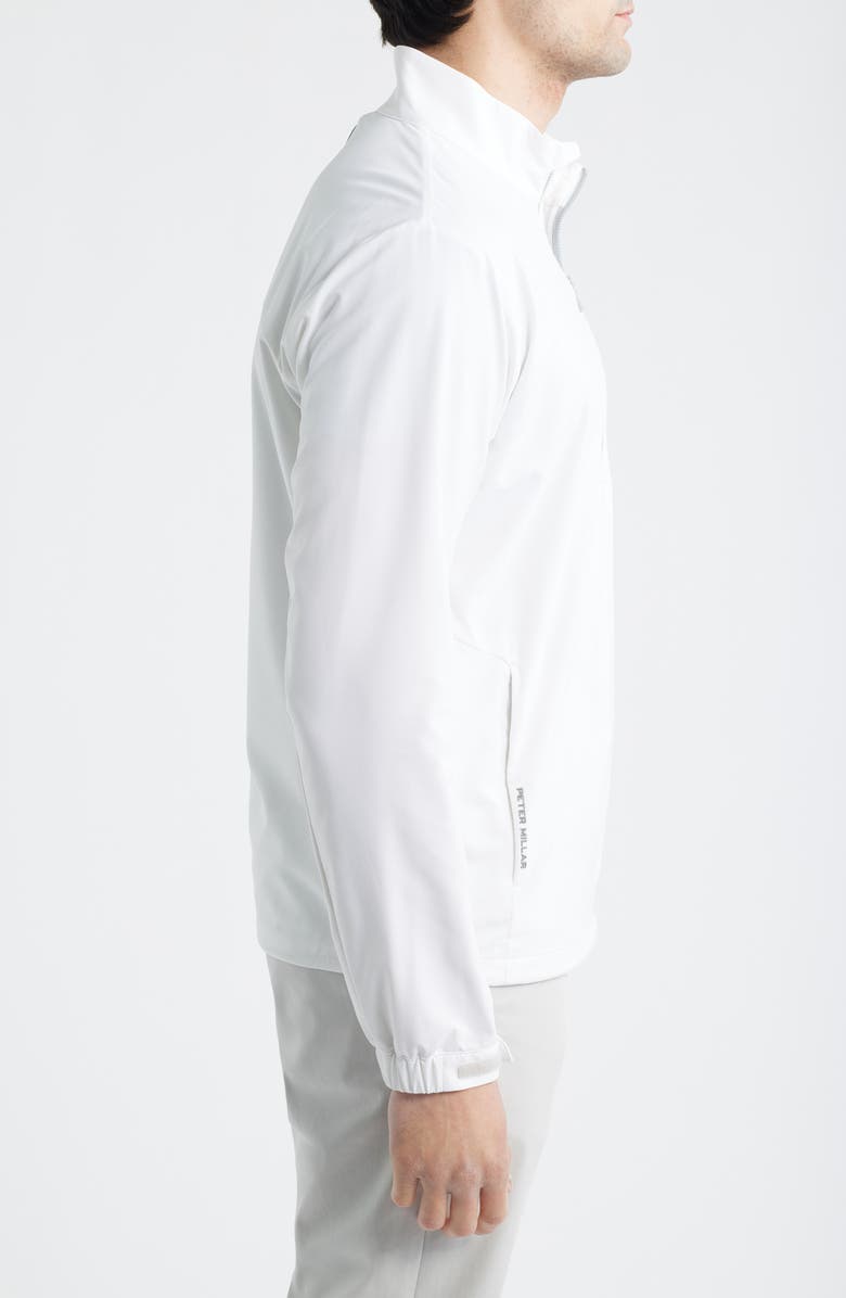 Peter Millar Dunes Water Resistant Half Zip Golf Pullover, Alternate, color, White