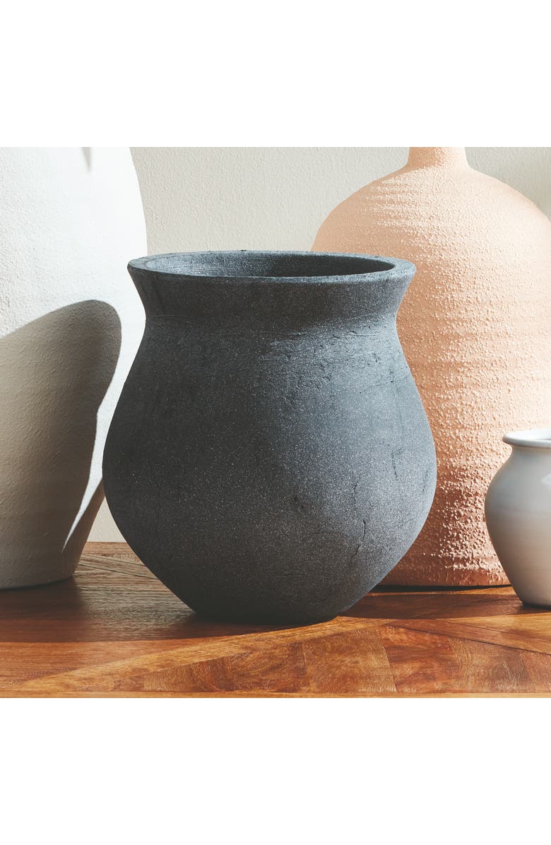 Napa Home & Garden Cedric Vase, Alternate, color, Black