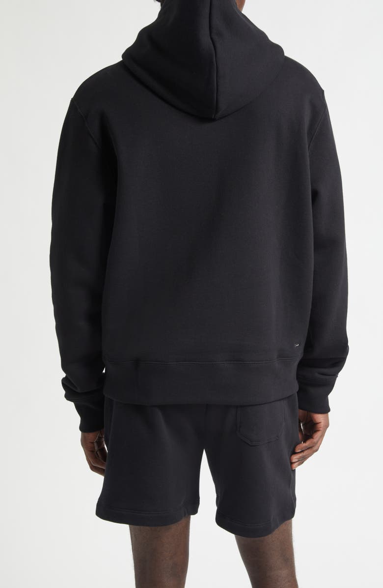 AMIRI Staggered Logo Graphic Hoodie, Alternate, color, Black