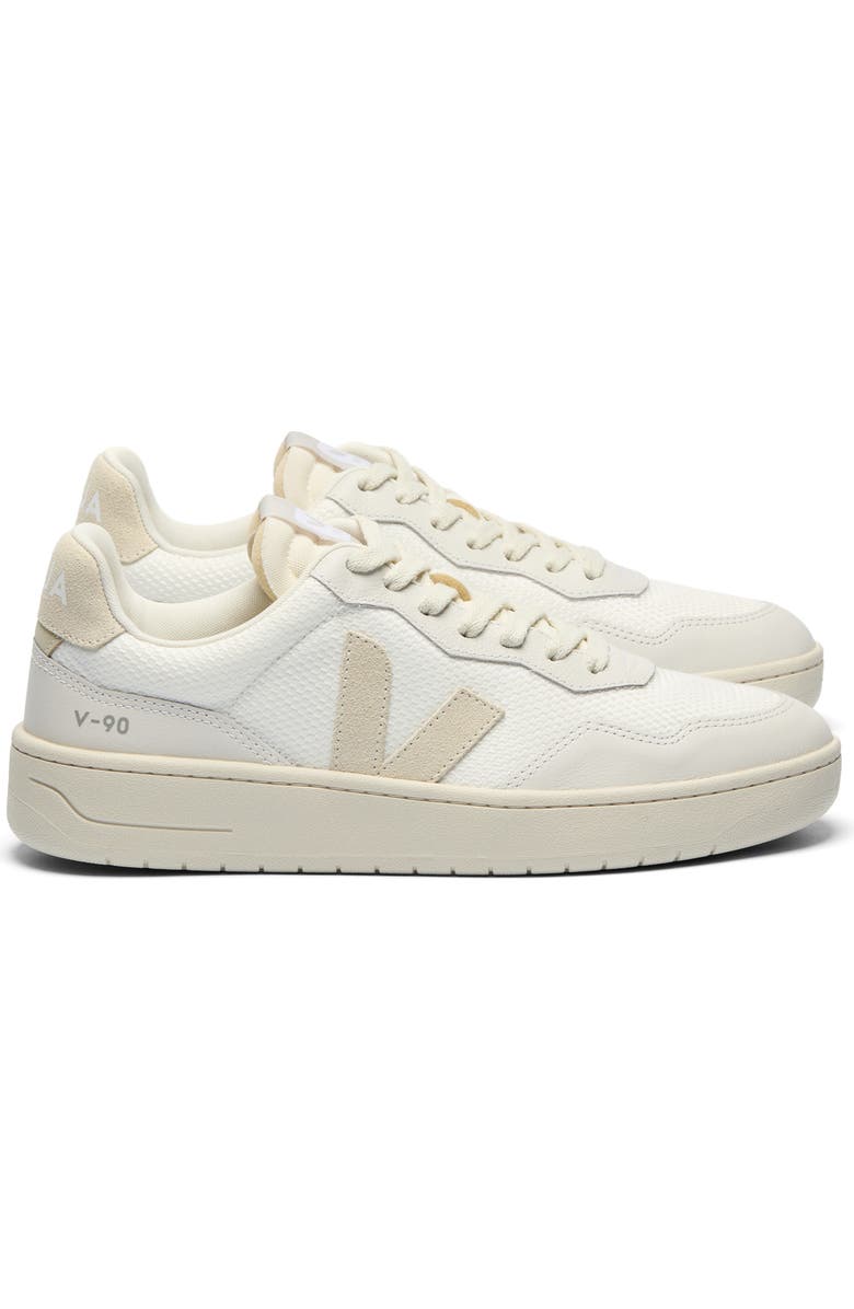 Veja V-90 B-Mesh Sneaker, Alternate, color, White Pierre