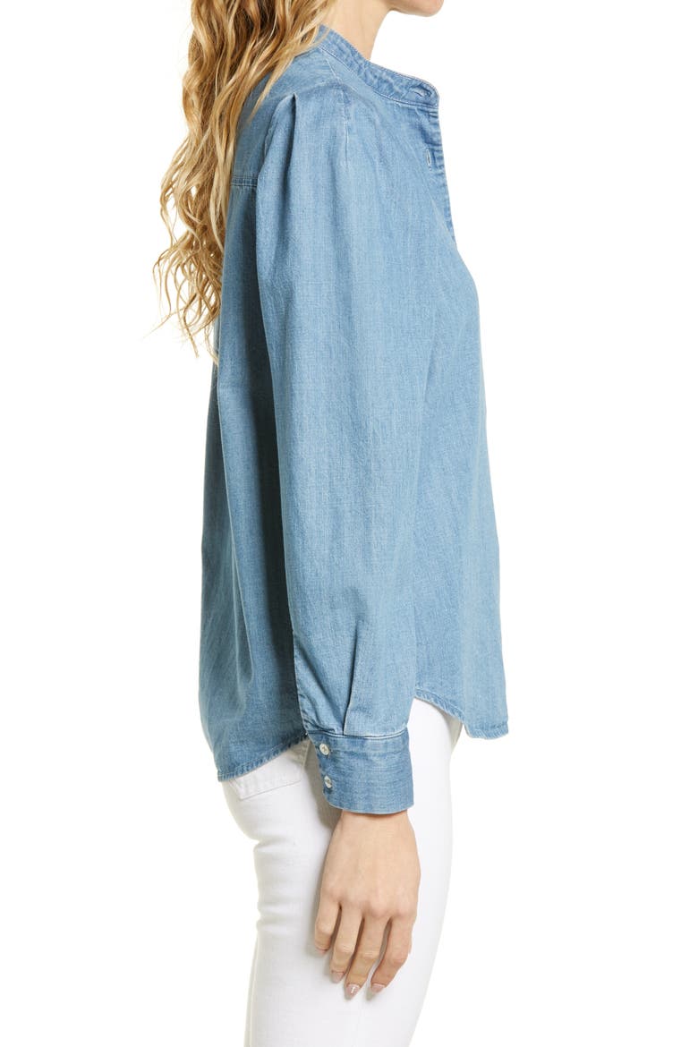 Women's Avery Puff Sleeve Button-Up Shirt, Alternate, color, VICENTE
