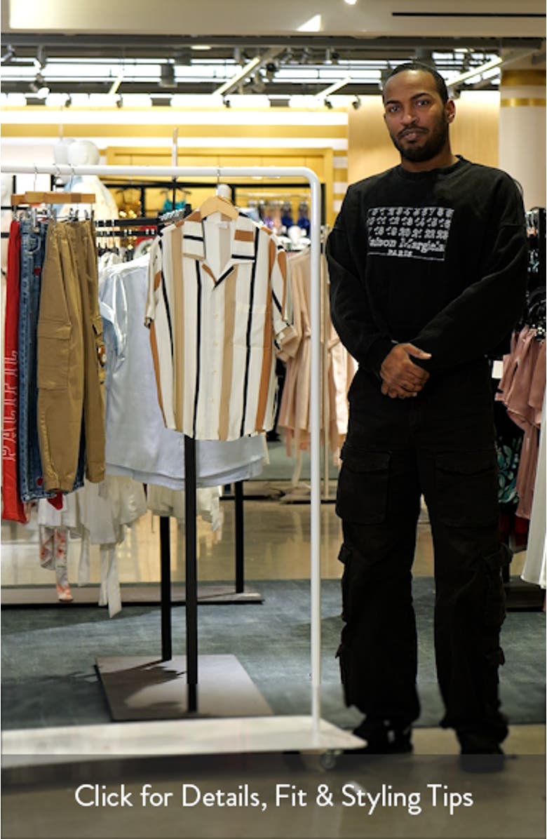 Kids' Jonny Stripe Camp Shirt, sales video thumbnail