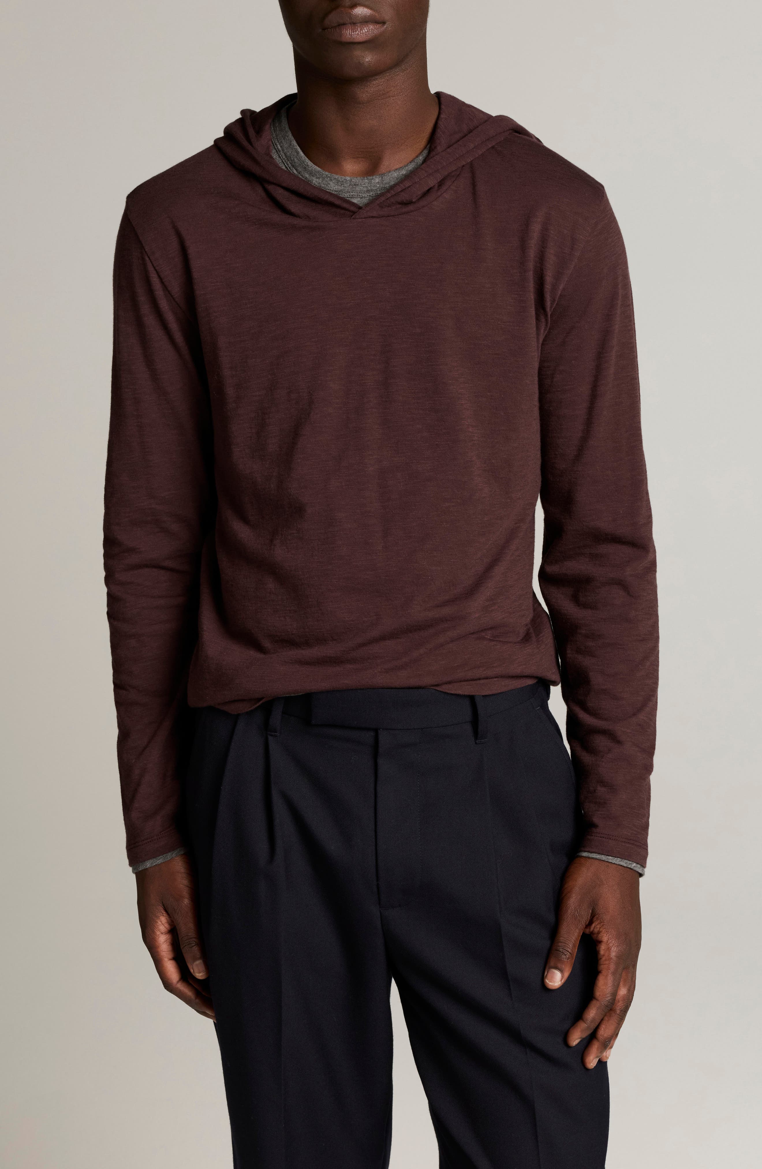 selected CHOCOLATE PLUM/ MED HEATHER