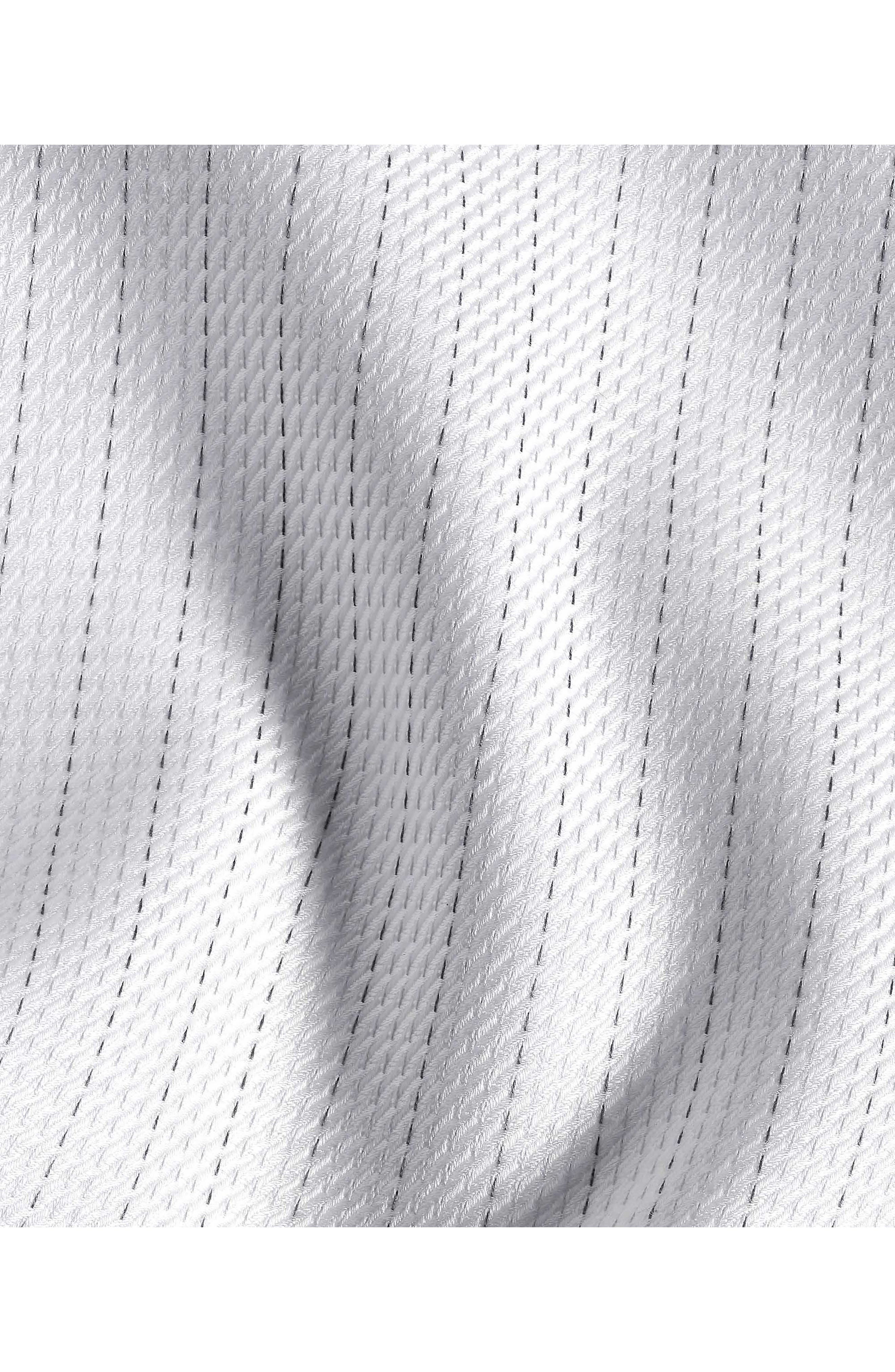 Trim Fit Dobby Stripe Cotton Dress Shirt - image 2
