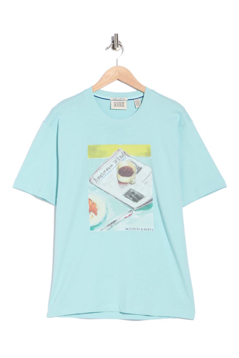 Cotton Graphic T-Shirt, Alternate, color, CANAL BLUE