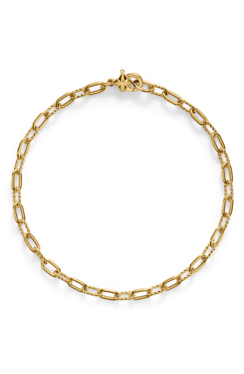 David Yurman Madison Thin Bracelet in 18K Gold, 3mm, Alternate, color, Gold