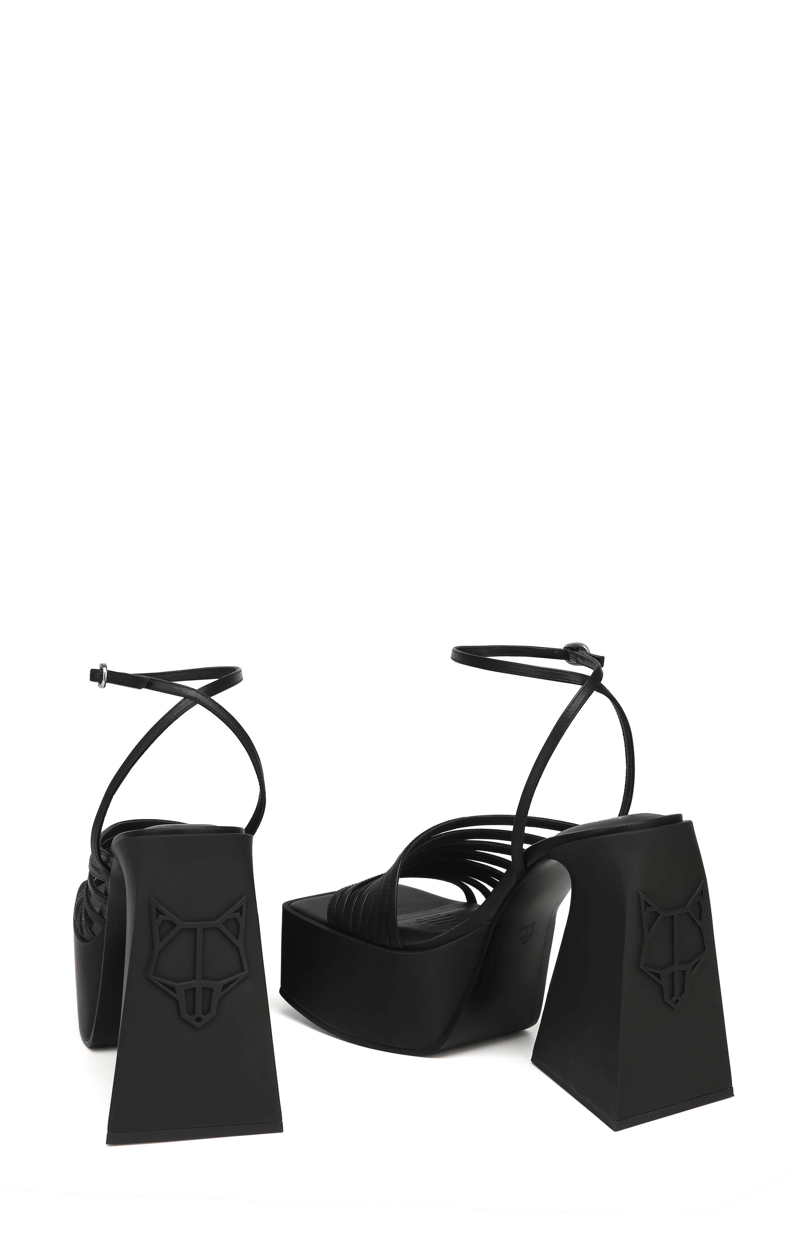 Naked Wolfe Emerald Strappy Platform Sandal, Alternate, color, 