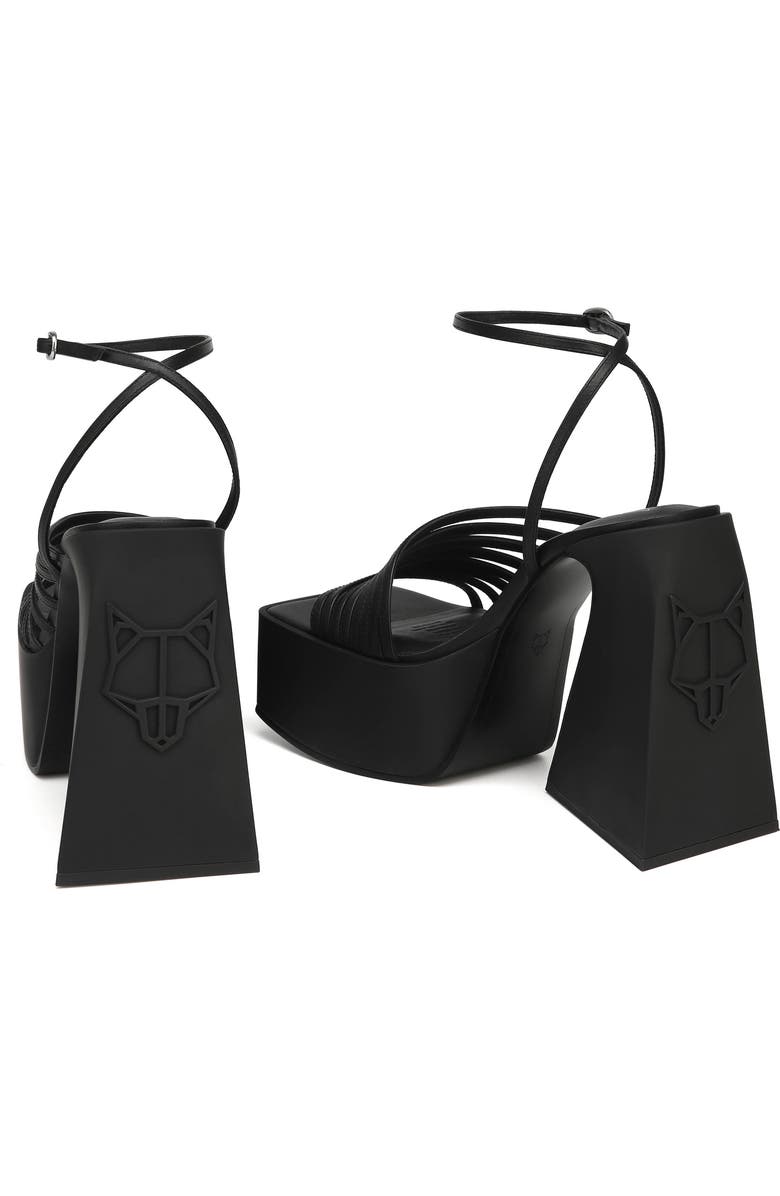 Naked Wolfe Emerald Strappy Platform Sandal, Alternate, color,