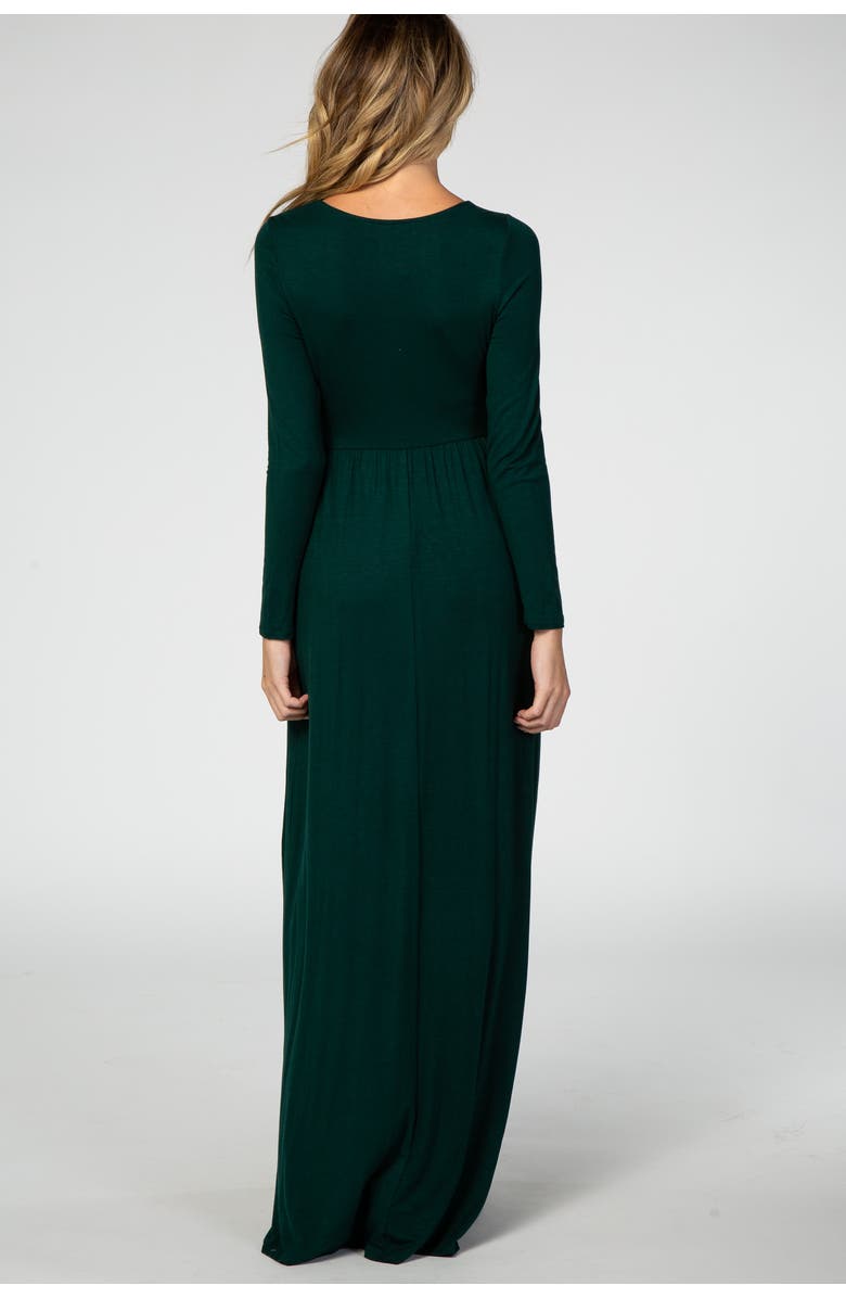 PinkBlush Long Sleeve Maxi Dress, Alternate, color, Green