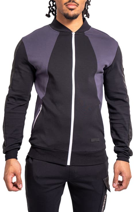 Colorblock Zip-Up Jacket