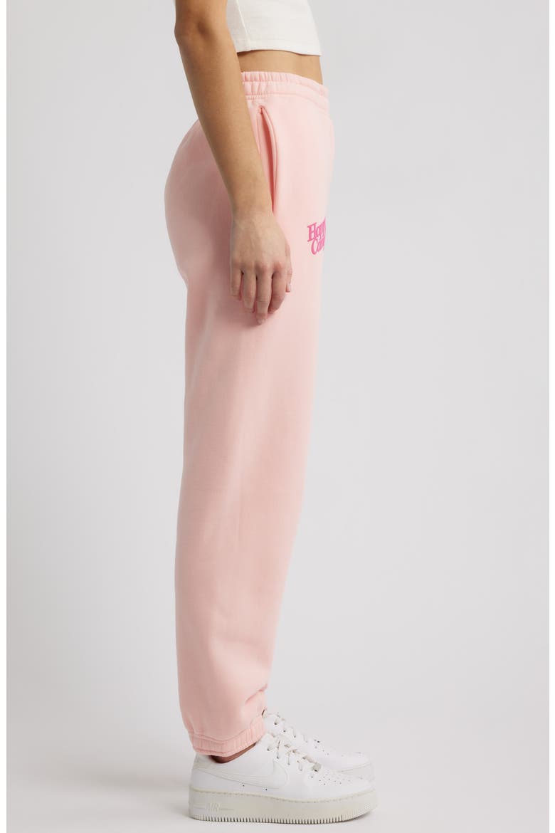 Puff Series Core Logo Cotton Blend Joggers, Alternate, color, SNOWY STRAWBERRY