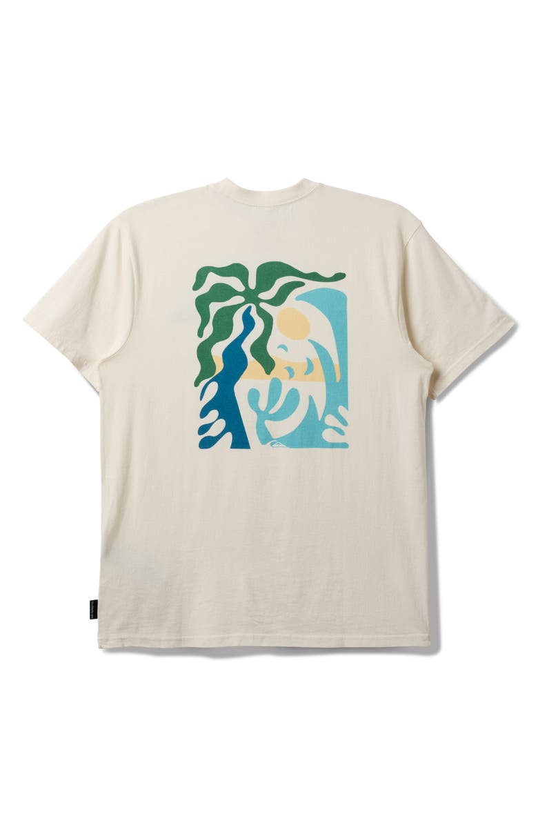 Quiksilver Everyday Paradise Cotton Graphic T-Shirt, Alternate, color, Tofu