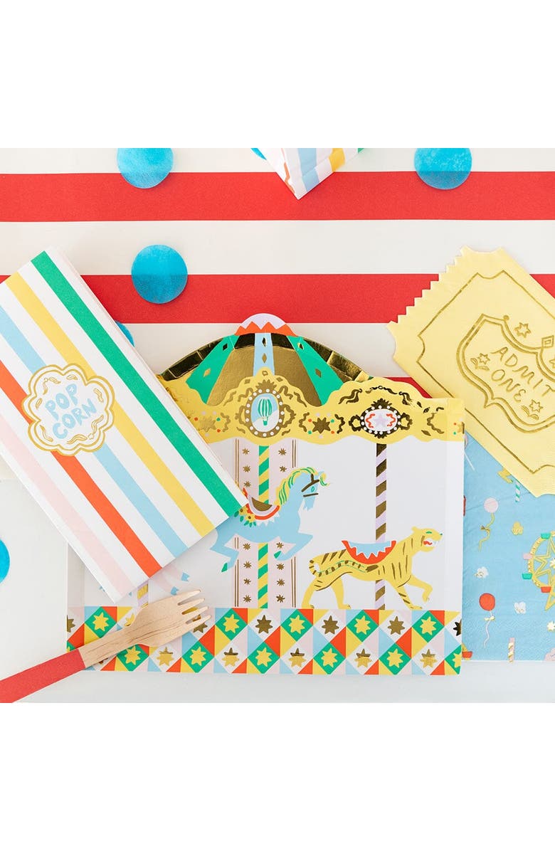 Daydream Society Off to the Fair Ticket Large Napkins, Alternate, color, 